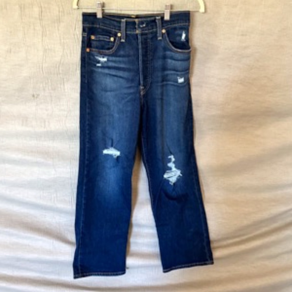 Levi's Ribcage Straight Ankle Jeans Sz 27